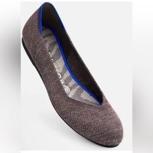 Rothy's Women's Twilight Purple and Silver Flats